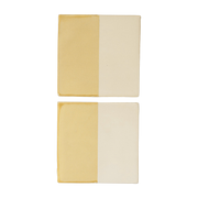 Yellow ceramic wall sconce 29x14cm Tiles Line - Violaine d'Harcourt
