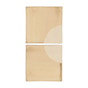 Beige ceramic wall sconce 29x14cm Tiles Moon - Violaine d'Harcourt