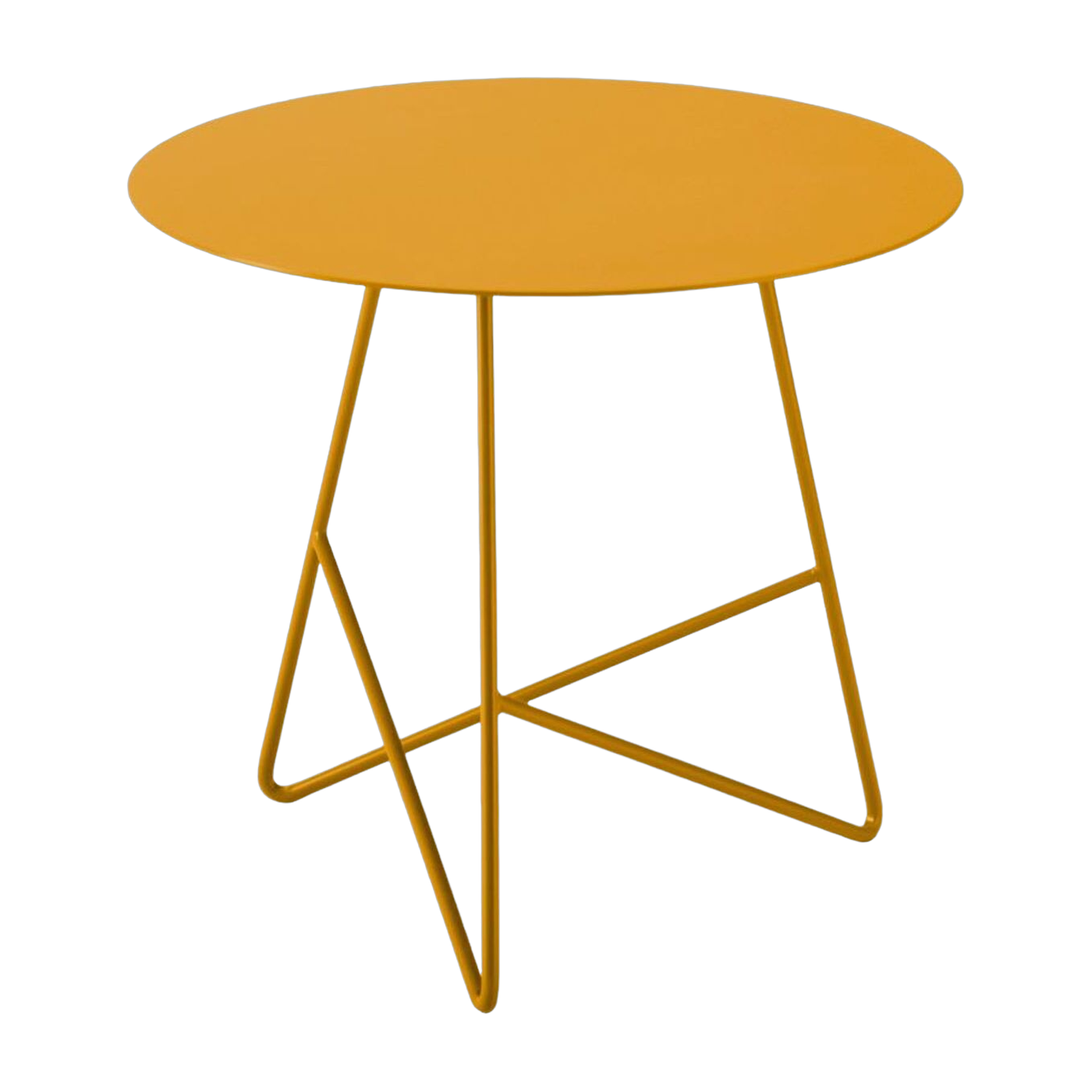 Couchtisch aus Metall giallo maya Ermione 50 -. MEME DESIGN