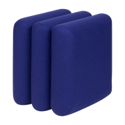Puff rectangular lana azul 43x36cm Radd - Noo. ma