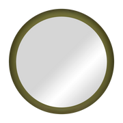Miroir rond en acier vert forêt 58cm Allo - Noo.ma