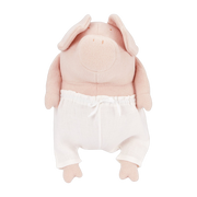 Plüschtier Schwein beige/rosa mit seiner Baumwollhose grand 45cm Helmut -. Adada
