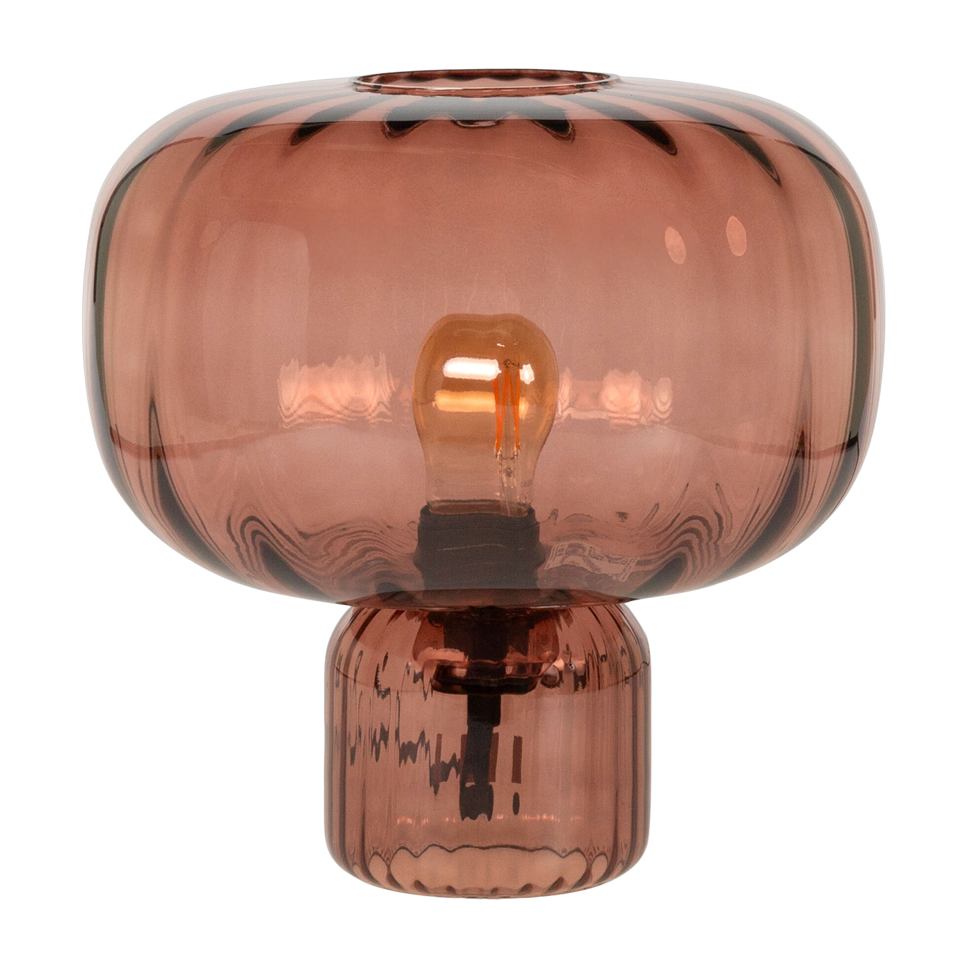 Tischlampe aus Marsalaglas 31, 5cm Pumpkin -. Versmissen