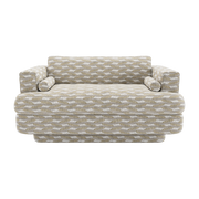 Divano a 2 posti in faggio e tessuto escala 06 grigio 170x83cm Haus - Versmissen