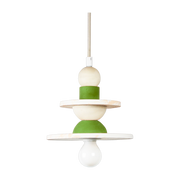 Modulo modular lamp in green salt rock 16. 5x16cm - Modulo Studio Rosaroom
