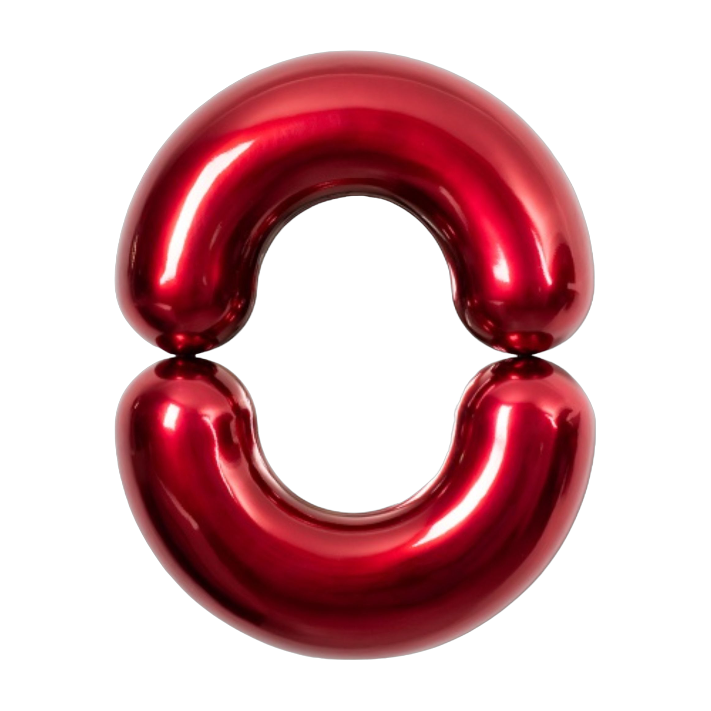 design brillant Zodiac Specchio in ceramica rossa 70cm - Moustache