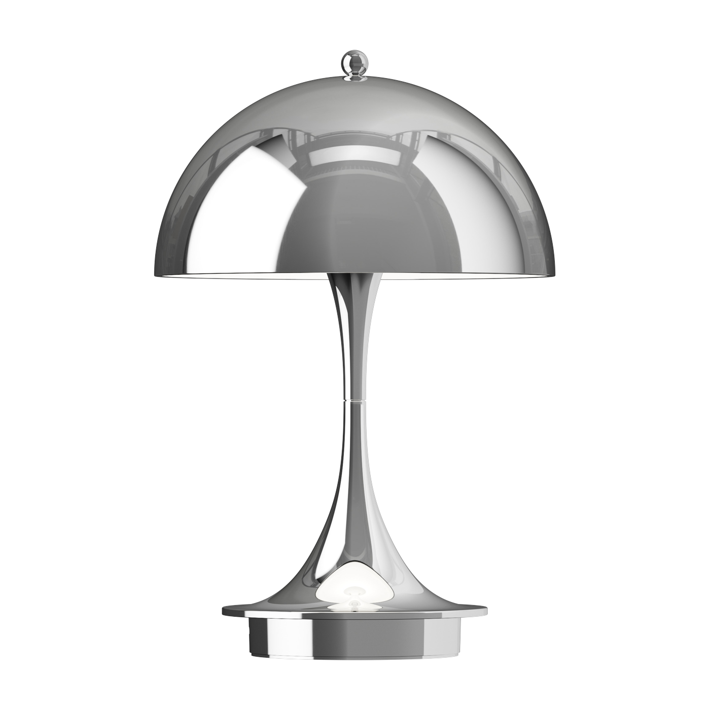 مصباح محمول مطلي بالكروم Panthella 160 Portable V3 - Louis Poulsen