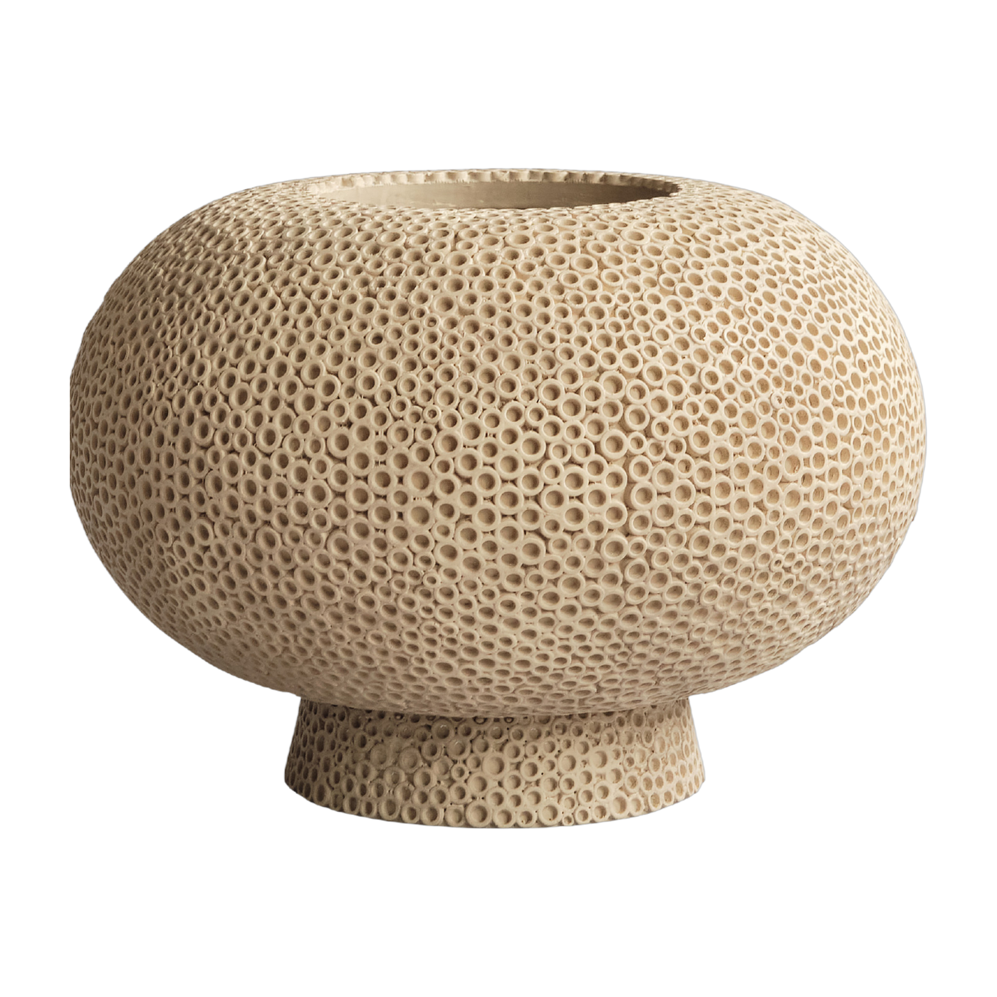 Vase en céramique sable 23,5cm Kabin - 101 COPENHAGEN