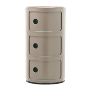 Nachttisch dove grey 3 Schubladen Componibili - -. Kartell