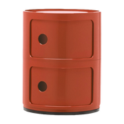 2-drawer amber bedside table Componibili - Kartell