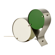 Lámpara de mesa Coppia verde y marfil - Gubi
