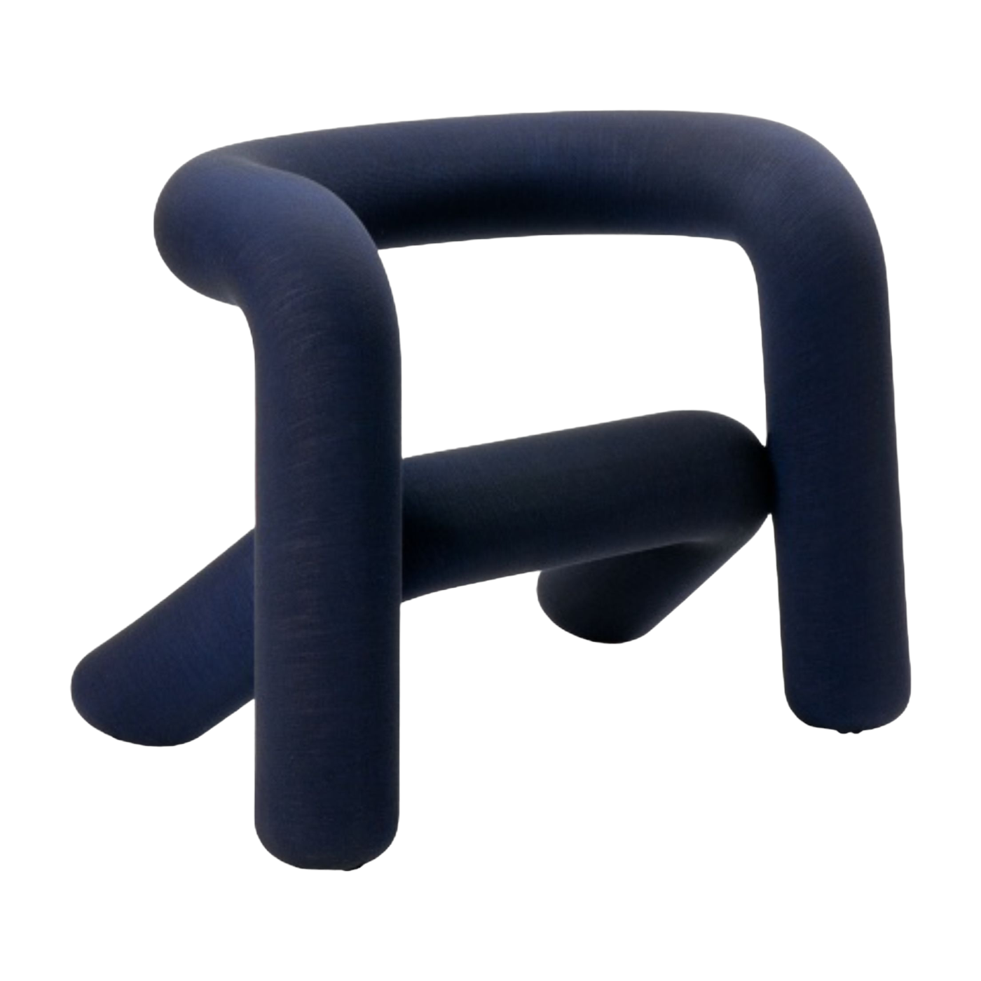 Fauteuil bleu foncé 65cm Extra bold - Moustache