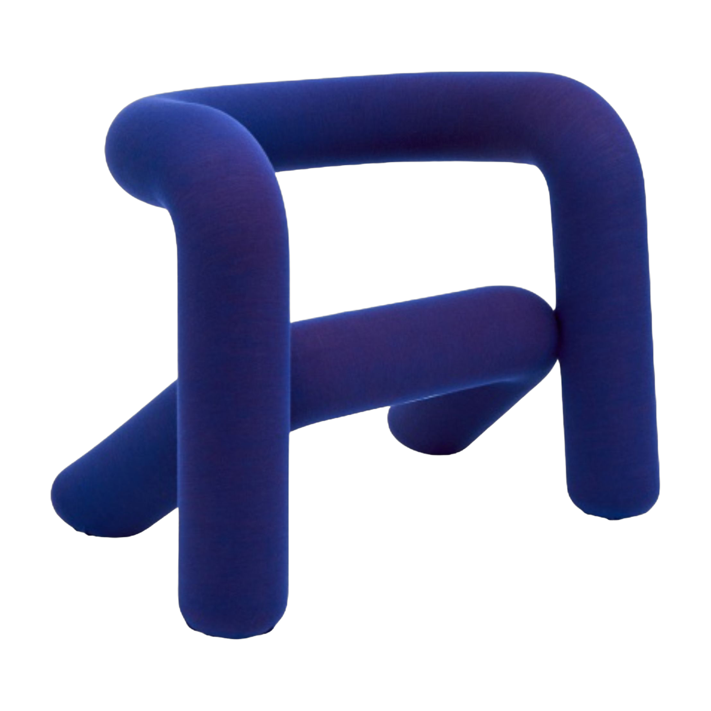 Fauteuil bleu-rouge 65cm Extra bold - Moustache