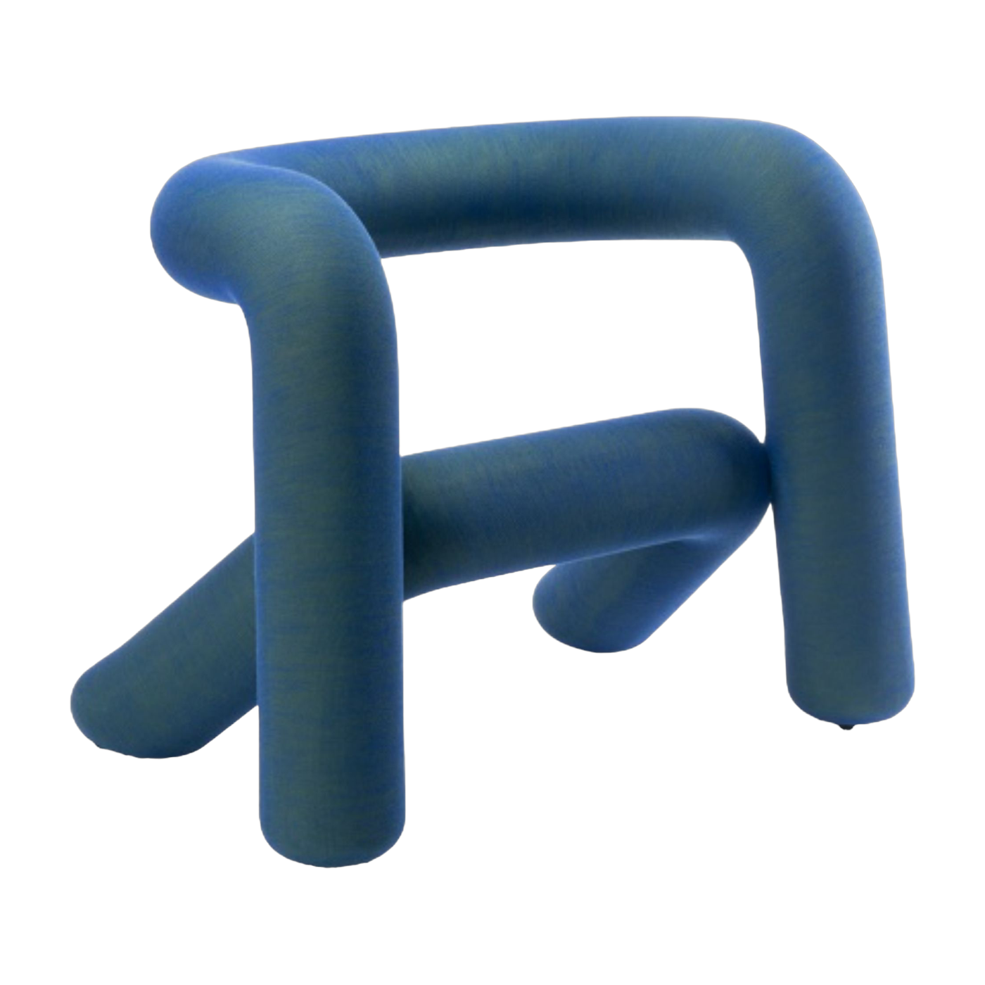Fauteuil bleu-vert  65cm Extra bold - Moustache