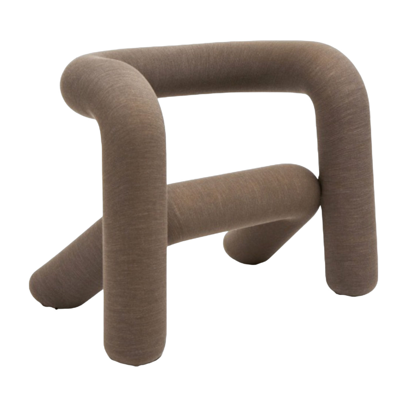 Fauteuil marron-beige 65cm Extra bold - Moustache