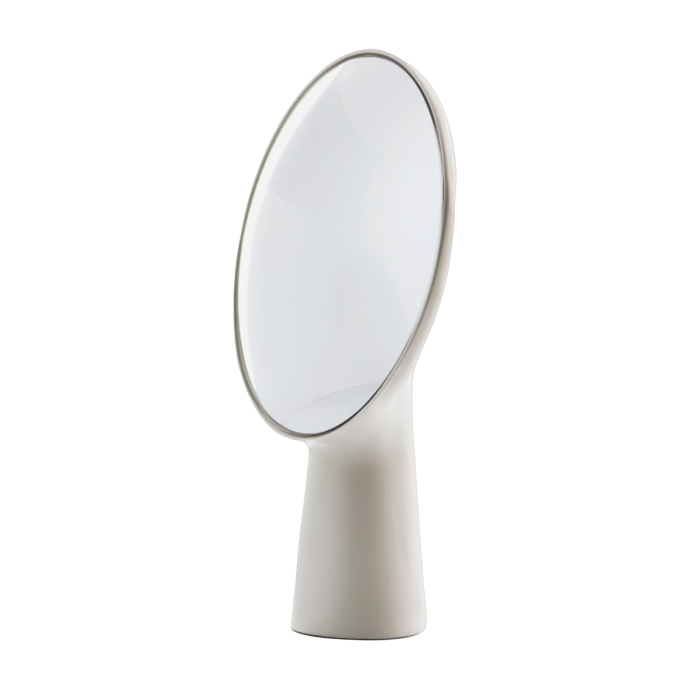 Miroir blanc en céramique 46,5cm Cyclope - Moustache