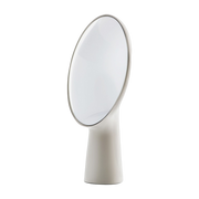 White ceramic Cyclops mirror 46. 5cm - Moustache