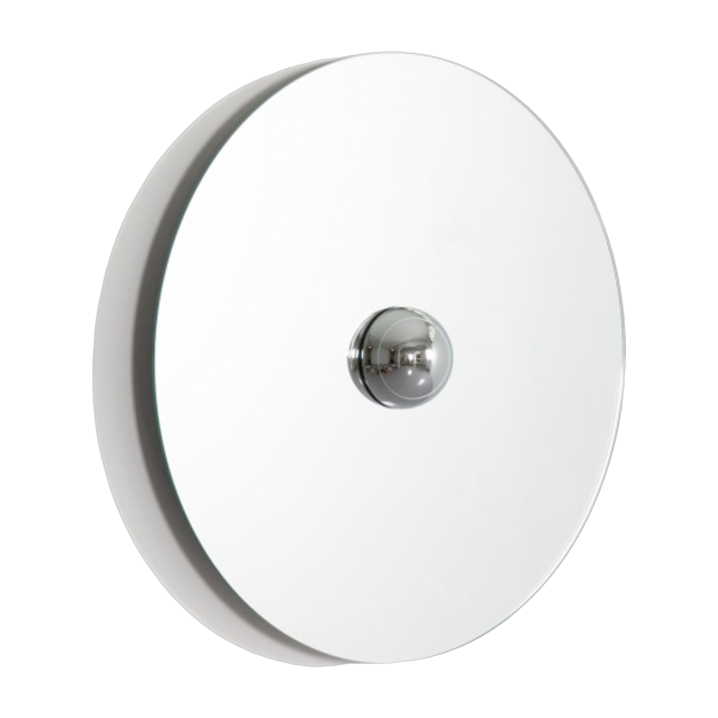 design Sphera Specchio rotondo argento Solstice- Moustache