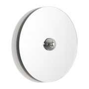 Miroir design rond argenté Sphera Solstice- Moustache