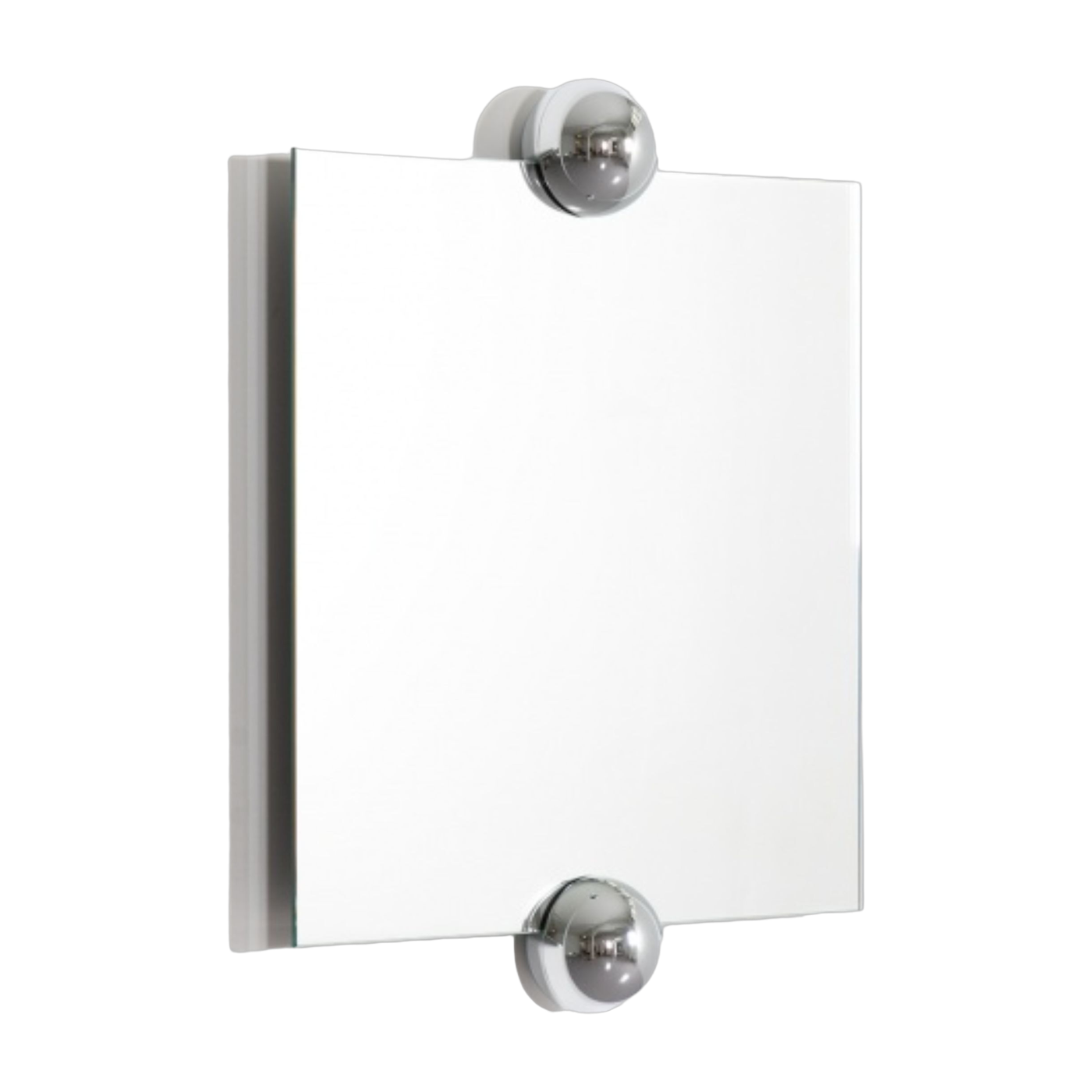 design Sphera Specchio argento rettangolo Solstizio - Moustache