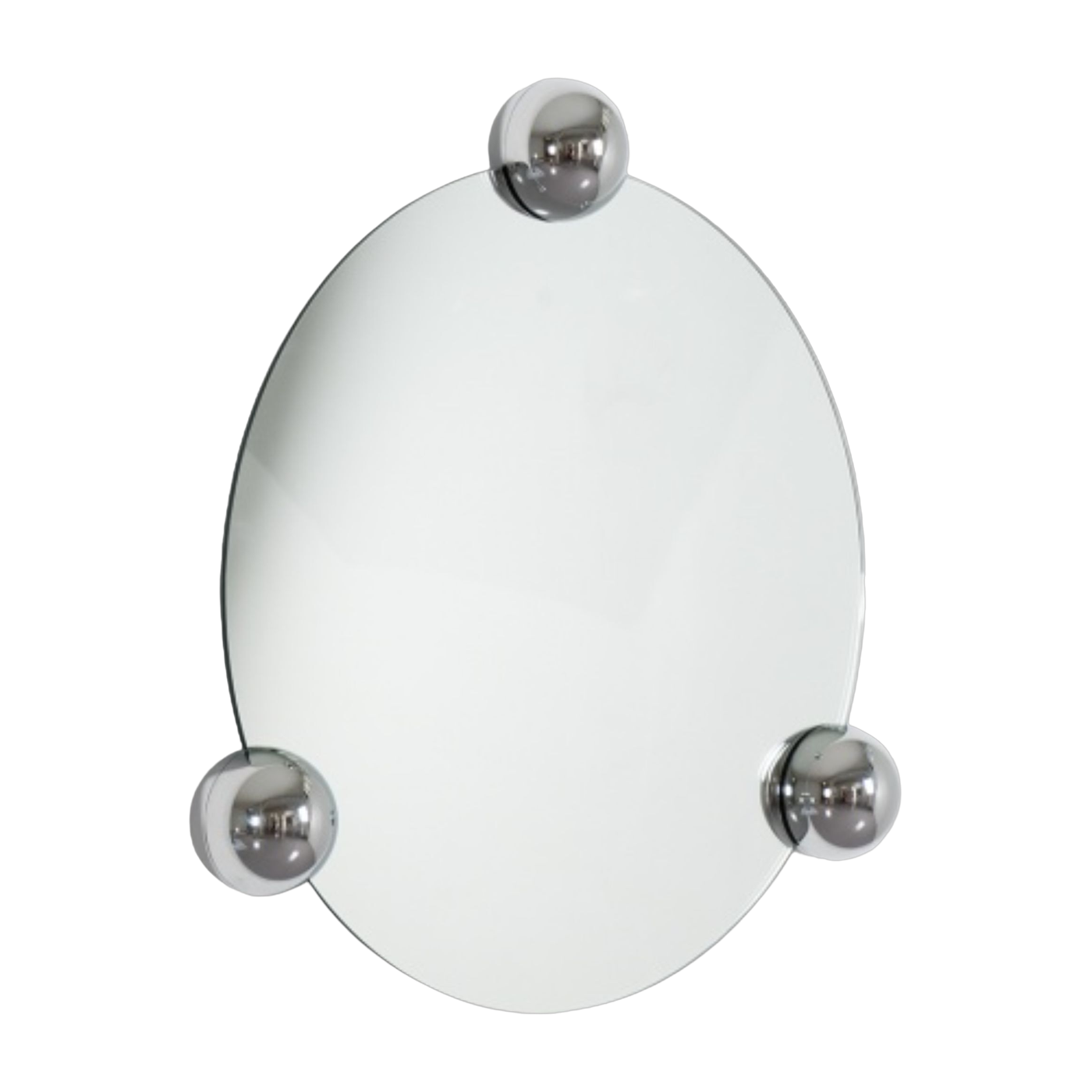 Spiegel design oval silber 71cm Sphera Solstice -. Moustache
