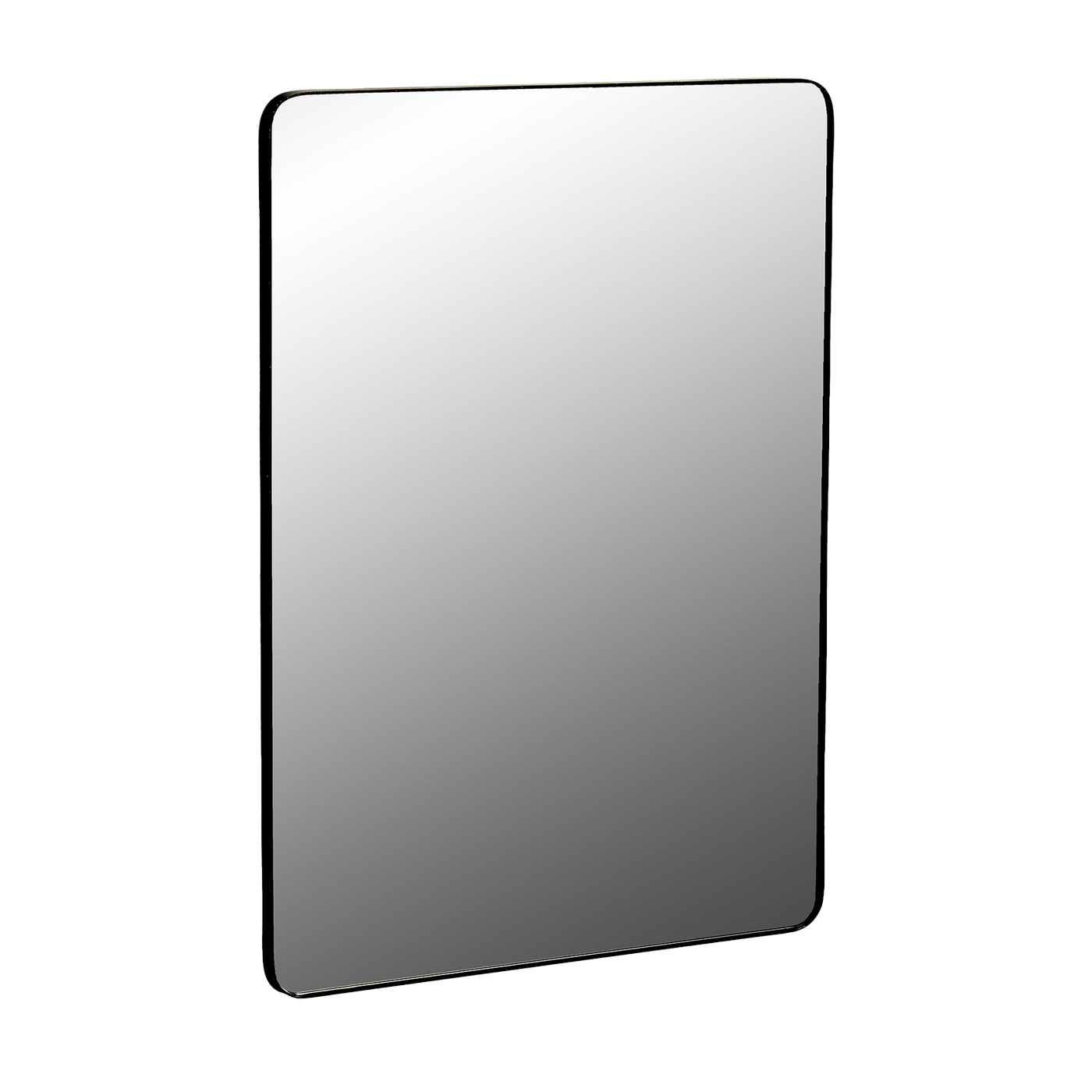 Miroir en acier rectangulaire noir 55x40cm - Serax