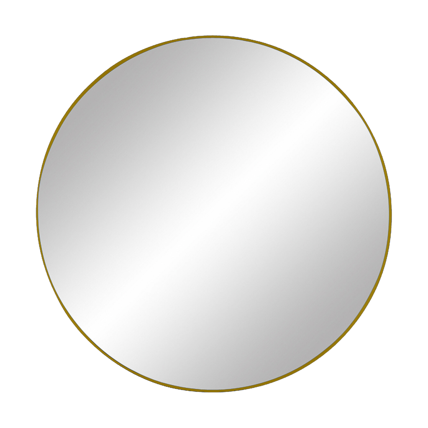Golden metal mirror 30 cm Palace - Pomax