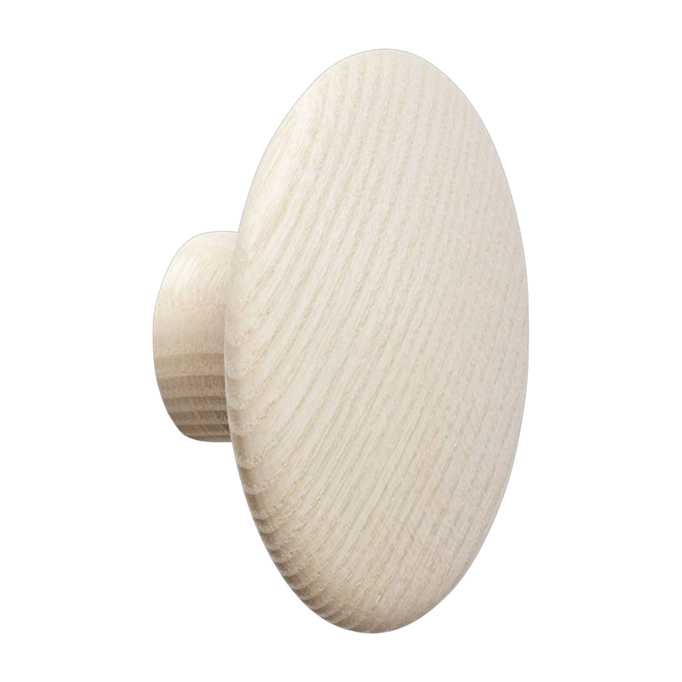 Round wall hook in light ash 6,5 cm The Dots - Muuto