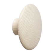 Patère ronde en bois clair ash 6,5 cm The Dots - Muuto