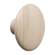 Patère ronde en frêne clair 13cm The Dots - Muuto