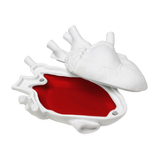 Porcelain human heart storage box fine Love in a Box - Seletti