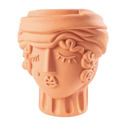 Vase cara de terracota 33cm Mujer - Seletti