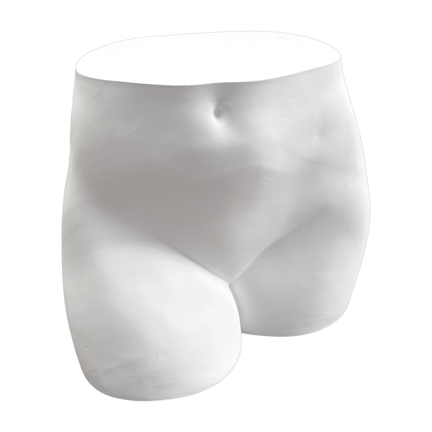 طاولة جانبية امرأة من الإسمنت الأبيض 50x37x45سم Piece of me - Seletti