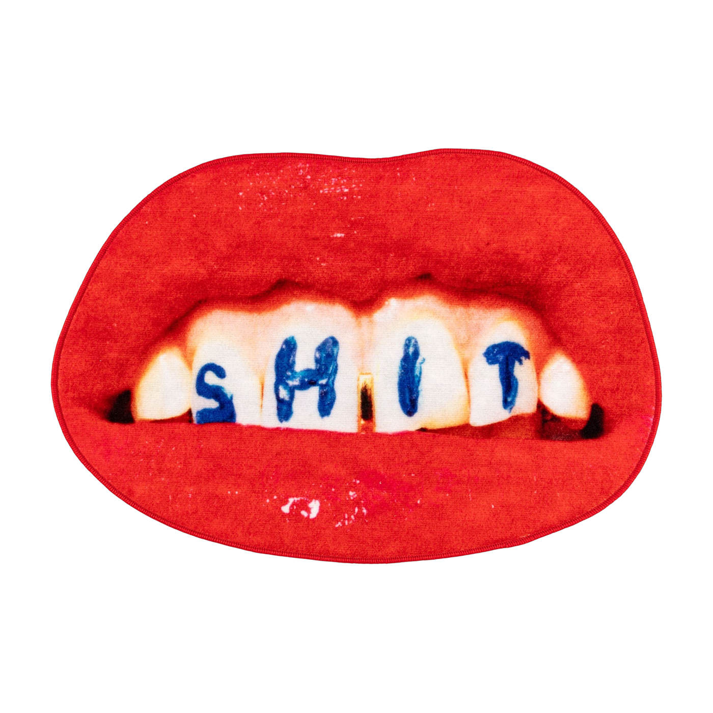 حصيرة حمام بفم من البوليستر 60x90سم Shit - Seletti