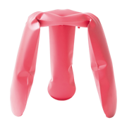 Red stainless steel stool Plopp mini - Zieta