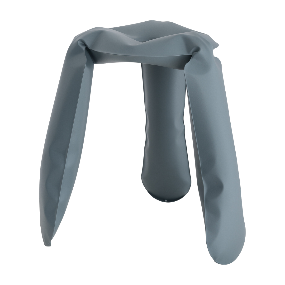 Stahlhocker blaugrau mat 35x50cm Plopp Standard - -. Zieta
