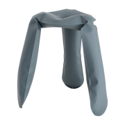 Grey-blue steel stool mat 35x50cm Plopp Standard - Zieta
