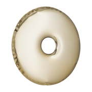 Miroir design en inox doré clair 95x6cm Rondo - Zieta