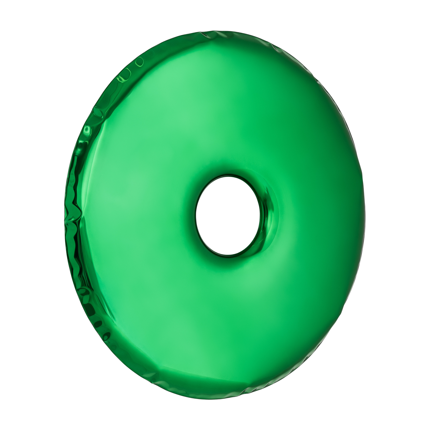 design Espejo de acero inoxidable verde esmeralda 75x6cm Rondo - Zieta