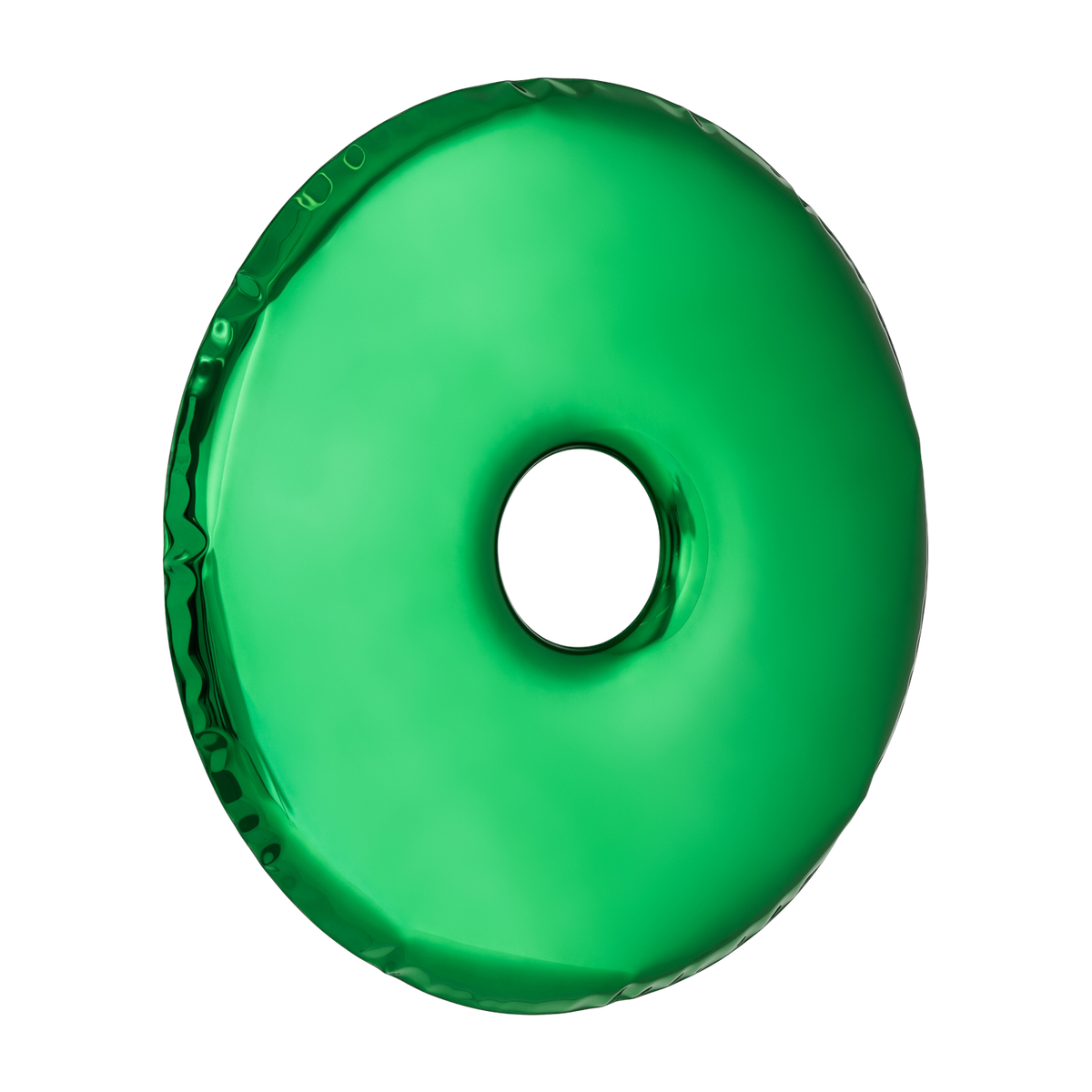 design Espejo de acero inoxidable verde esmeralda 120x6cm Rondo - Zieta