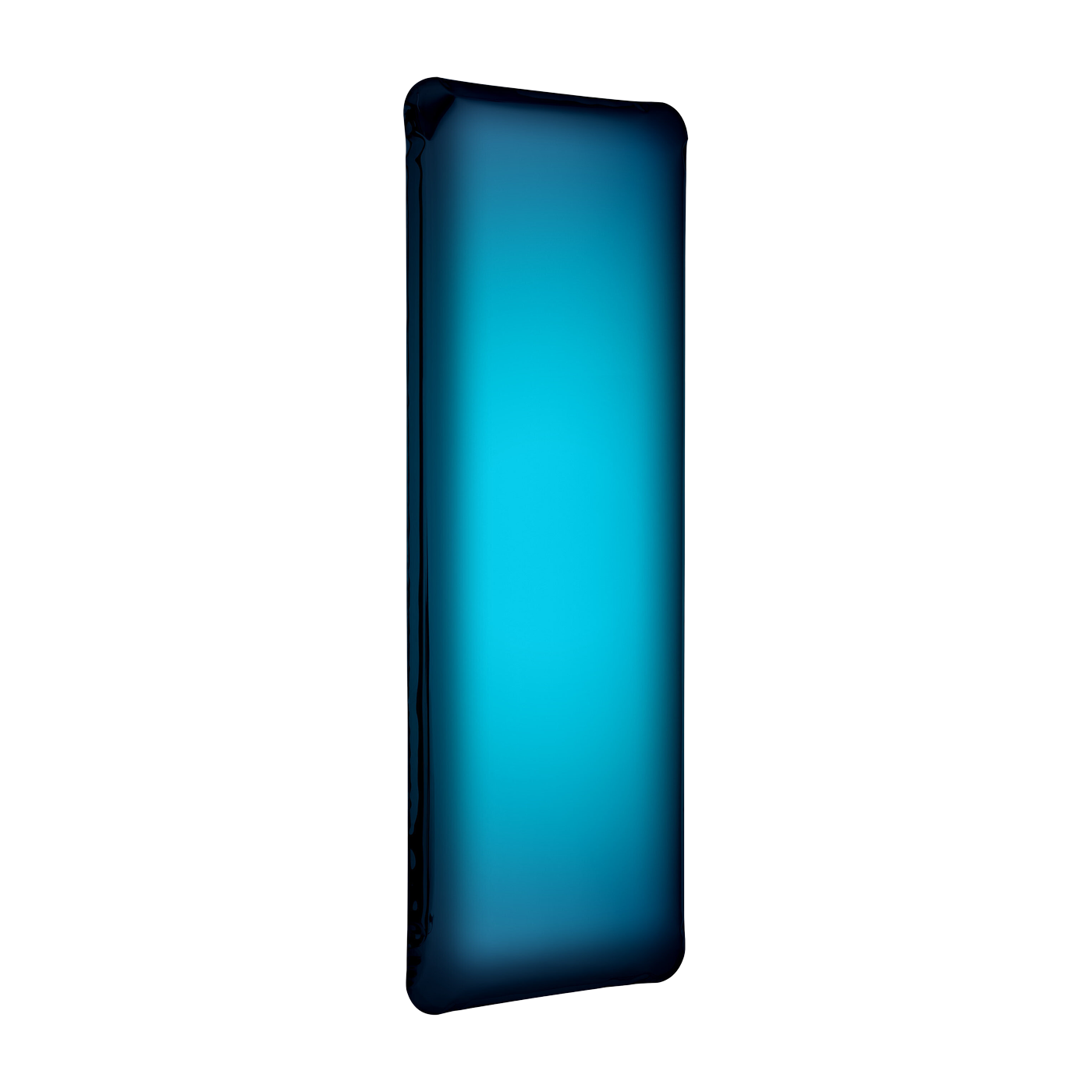 design Espejo de acero inoxidable azul oscuro 180x60x6cm Tafla Q1 - Zieta