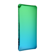 Miroir design en inox vert émeraude et bleu saphir 120x60x6cm Tafla Q2 - Zieta