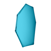 Sapphire-blue stainless-steel mirror 149x94x6cm Tafla C2 - Zieta