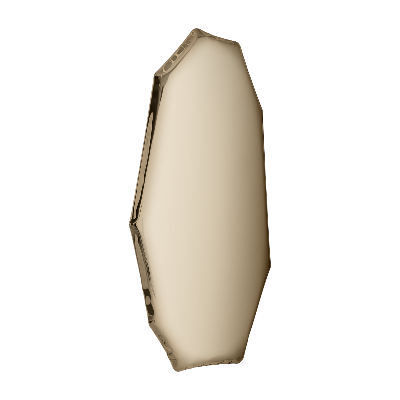Specchio in acciaio inossidabile placcato oro 124x67x6cm Tafla C3 - Zieta