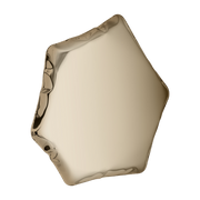Miroir en inox doré 55x50x6cm Tafla C6 - Zieta