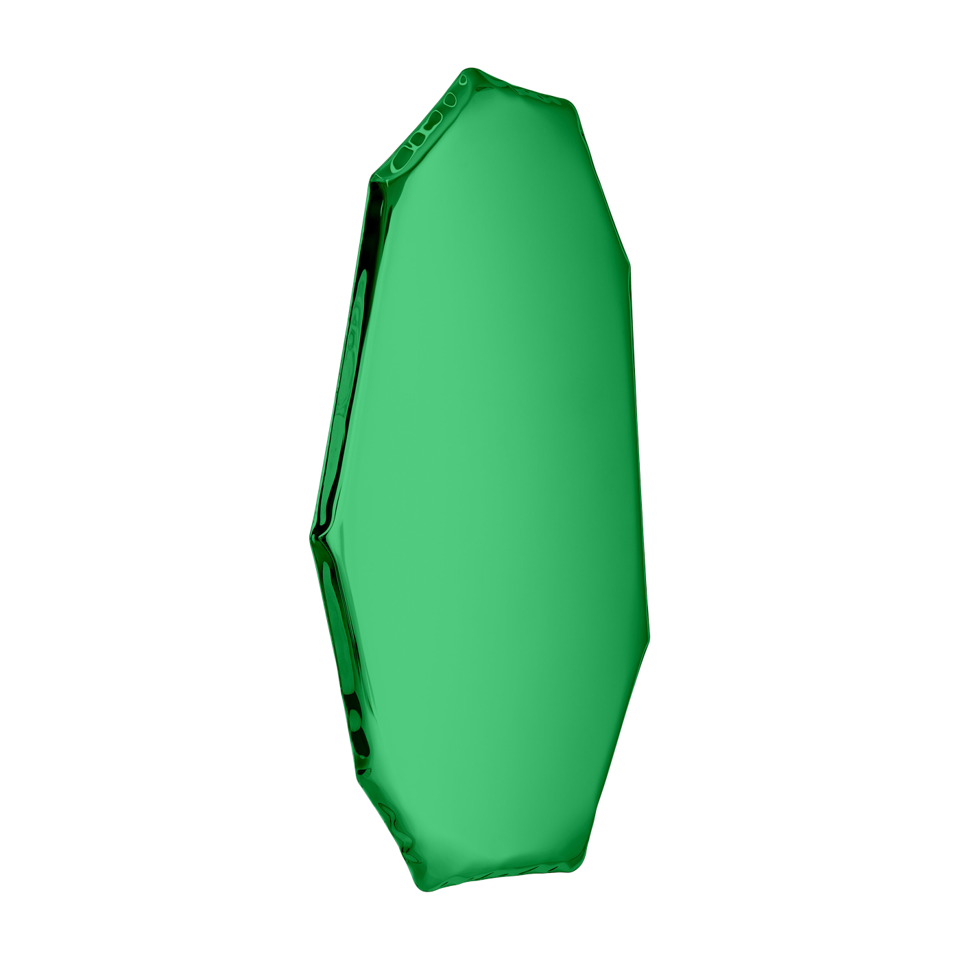 Specchio in acciaio inossidabile color smeraldo 124x67x6cm Tafla C3 - Zieta