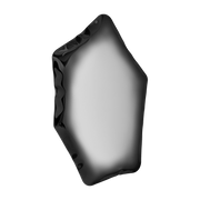 Espejo de acero inoxidable oscuro 55x40x6cm Tafla C5 - Zieta