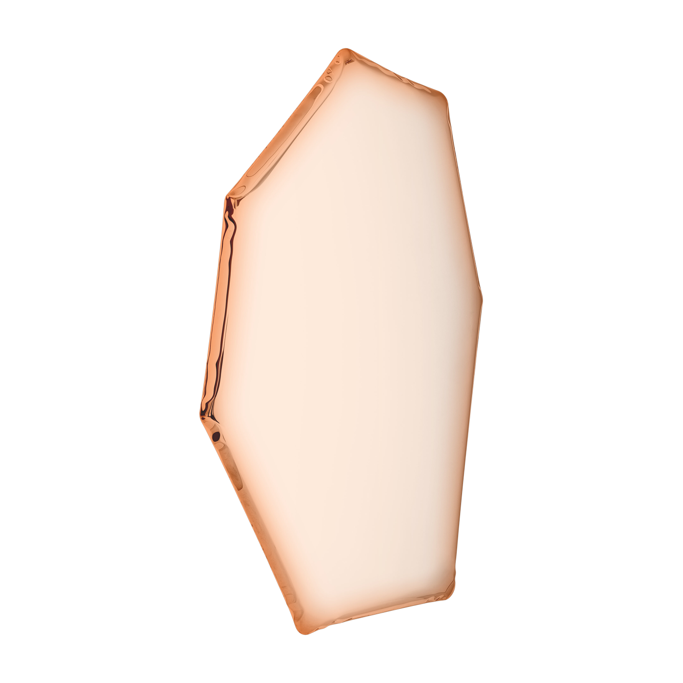 Specchio in acciaio inossidabile, rosa-oro 149x94x6cm Tafla C2 - Zieta