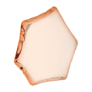 Miroir en inox rose doré 55x50x6cm Tafla C6 - Zieta