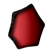 Specchio in acciaio inox rosso rubino 55x50x6cm Tafla C6 - Zieta